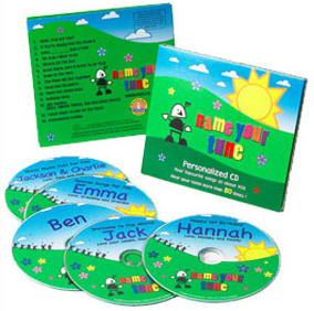 Name Your Tune Personalized CDs